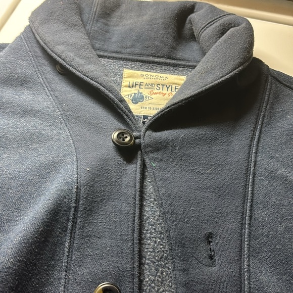 Sonoma Life and Style Sporting Goods Heavy Cardigan Sweater - Picture 7 of 16